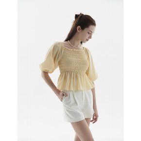 Banding Two-Way Blouse(yellow)_YT23B144A