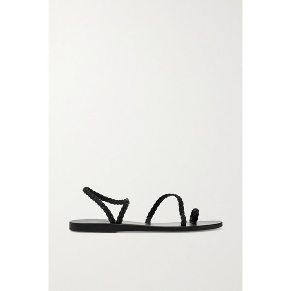 엘레프테리아 브레이드 가죽 샌들 블랙 665933301173139