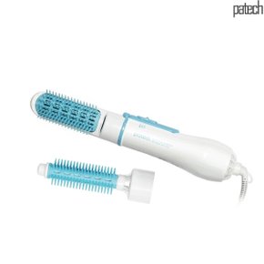 Patech 헤어 브러쉬 스타일러 헤어롤 아이롱 롤브러쉬 고데기 매직기 고대기 아이론 고대기 드라