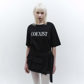 COEXIST 티셔츠 BLACK