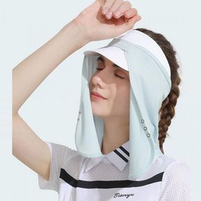 고품질 어깨넥커버 모자햇빛가리개 뒷목토시 얼굴햇빛차단 자