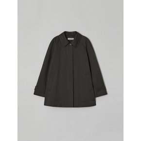 MAC HALF TRENCH COAT (CHARCOAL)