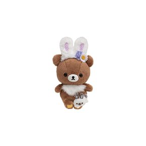 Rilakkuma 꽃 정원의 작은 토끼수집 및 박제 장난감