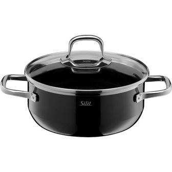  영국 실리트 후라이팬 Silit Elegance Line Large Cooking Pot 20 cm Glass Lid Stewing Pan 2.4