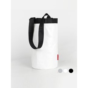 Cylinder Tarpaulin Bag Milky white