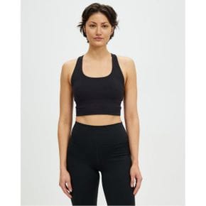 5219109 New Balance Rib Light Support Sports Bra - Black