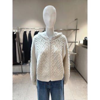 NICE CLAUP [여주점] [나이스클랍] 꽈배기 후드집업 A254PWKB36