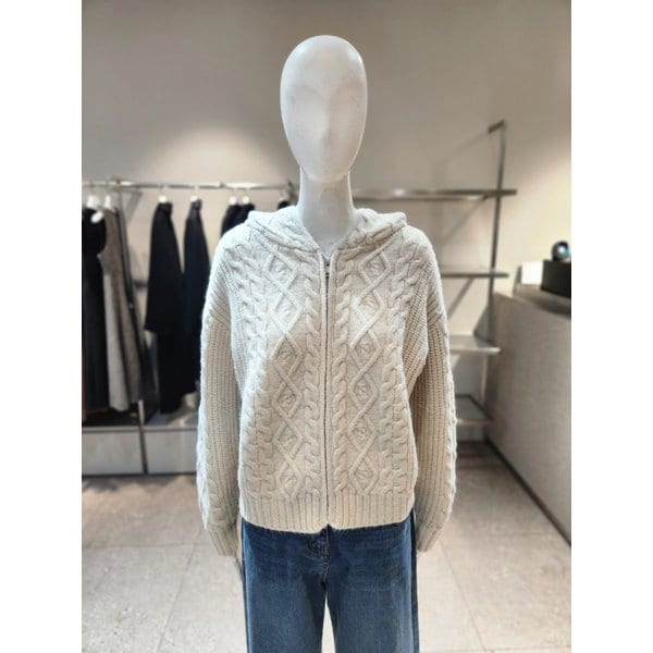 [여주점] [나이스클랍] 꽈배기 후드집업 A254PWKB36