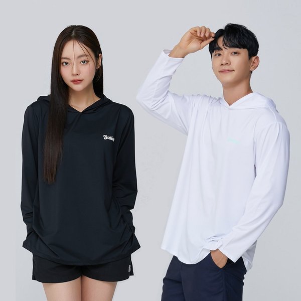 남녀공용 세미오버핏 후드 래쉬가드 임팩트 4color - SSG.COM