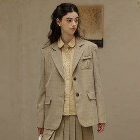 (9/27예약배송)DD_Preppy suit two-piece set_Blazer