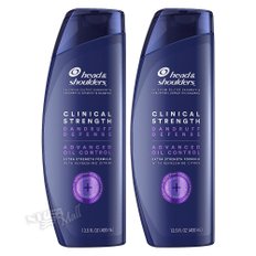 [1+1]헤드앤숄더 클리니컬 스트렝스 오일 컨트롤 비듬 샴푸 400ml HEAD & SHOULDERS CLINICAL DA