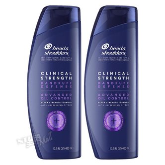  [1+1]헤드앤숄더 클리니컬 스트렝스 오일 컨트롤 비듬 샴푸 400ml HEAD & SHOULDERS CLINICAL DA