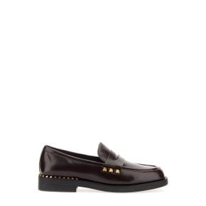 Loafer WHISPERSTU03_POLISHCALFBORDEAUX/GOLD BORDEAUX