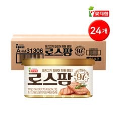 롯데 돼지고기 함량 97% 로스팜97 200g 24개