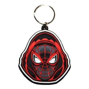 영국직구 스파이더맨  후드 고무 Miles Morales 열쇠고리