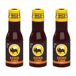 Buffalo Wild Wings 버팔로 와일드 윙스 허니 BBQ 소스 355ml 3개