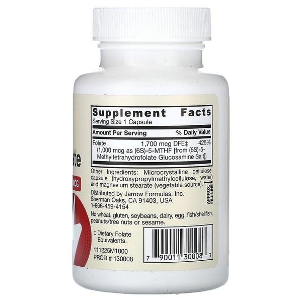 Jarrow 자로우 활성엽산 1000mcg 100캡슐 2팩 Methyl Folate