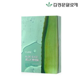 김정문알로에 [CJ단독] 큐어 알로에 젤리 마스크팩 시즌4 (100매)