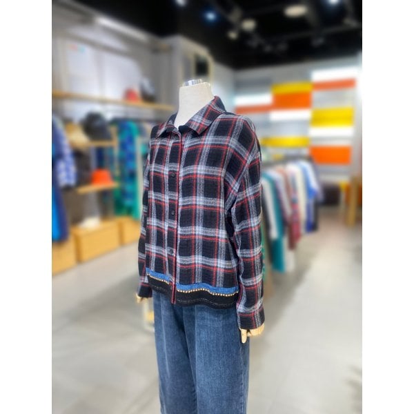[여주점] 샬롯 체크 블라우스 (BABLA5561)