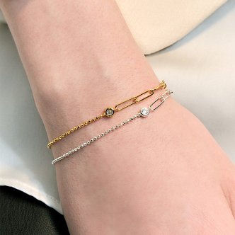 Hei [이채민, 비투비 서은광, 선미 착용] link half chain bracelet