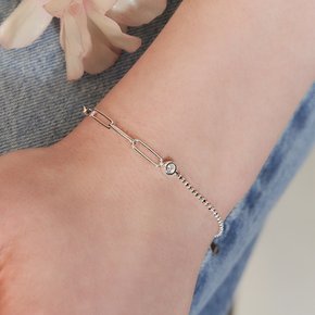 [이채민, 비투비 서은광, 선미 착용] link half chain bracelet