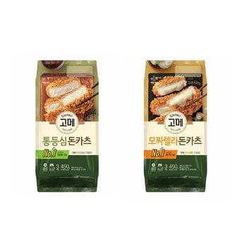 CJ제일제당 CJ 고메 통등심돈카츠 450G X 2개 + 모짜렐라돈카츠 450G X 1개