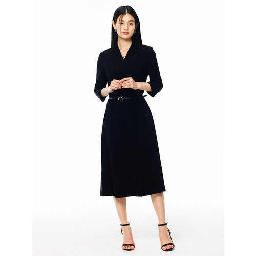 [Drama Signature] Tailored Wrap Dress_2color