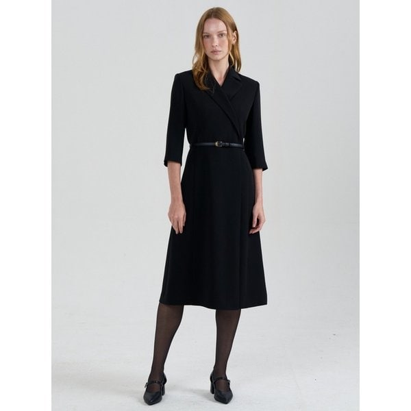 [Drama Signature] Tailored Wrap Dress