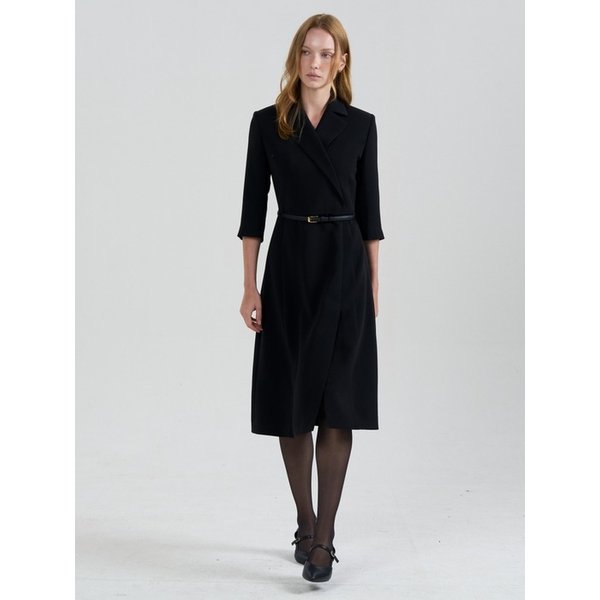[Drama Signature] Tailored Wrap Dress