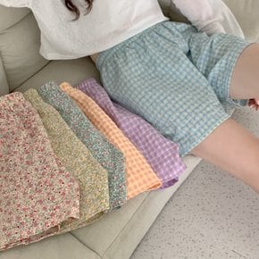 루나러쉬 여성 면 파자마 반바지 [N4택배]