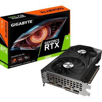  영국 기가바이트 그래픽카드 Gigabyte NVIDIA GeForce RTX 3060 GAMING OC V2 Graphics Card 8GB