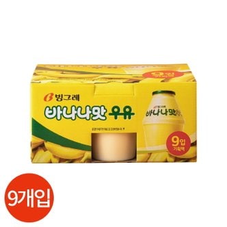 올인원마켓 (1016740) 바나나맛 우유 240mLx9개입