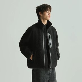 [여주점] 남성 Duve 헤어리 집업 후리스 점퍼 IQUAW25703BKX