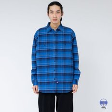 노스페이스 퍼플라벨 남성 긴팔 체크 셔츠 Flannel Double Pocket Field Work Shirt N24FG033