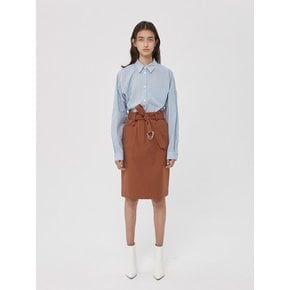 COTTON BELTED SKIRT (JTJK110)