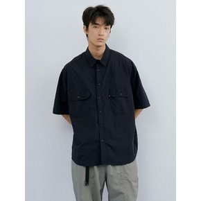 Over easy 1/2 shirt (black)