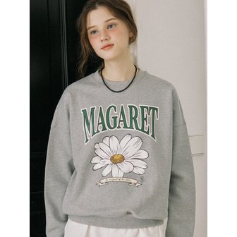 아워호프 Margaret Bloom Sweatshirt - Melange Grey