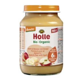 홀레 Holle 이유식 스펠트 사과&바나나 6개월 190g (병)