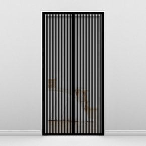 방충네트 자석 문 모기장(90x210cm) 블랙
