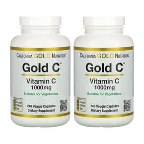 비타민C CGN 골드C USP등급 비타민C 1000mg 240베지캡슐 X 2통