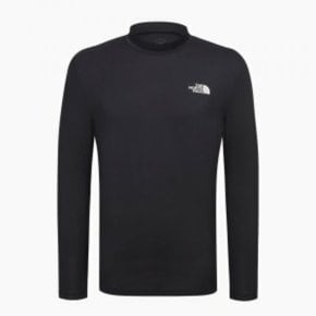 [국내정식매장] 노스페이스 티셔츠 The North Face MS ICE PACE L/S TURTLE - BLACK 집티