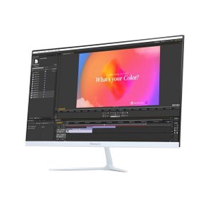 Newsync X248F IPS 베젤리스 HDR 화이트