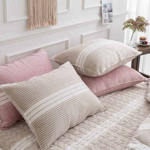 마인 스위트드림 5mm 착번 극세사 베개커버 40x60 3컬러