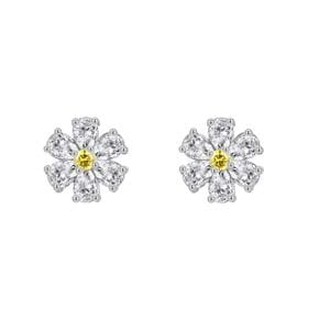 Pear flower earring