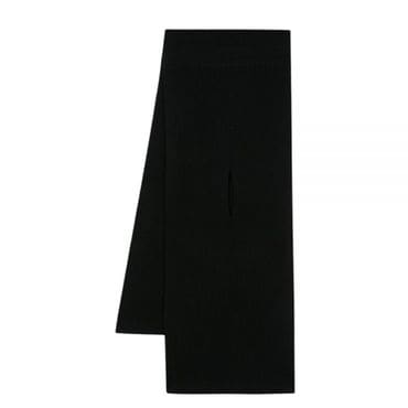 스튜디오니콜슨 스튜디오 니콜슨 RIGG KNITSCARF BLACK (960) (리그 니트 스카프)