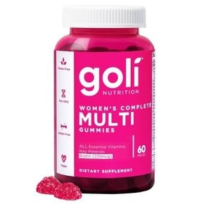 Goli Nutrition 여성용 종합비타민 비건 구미 - 60ct, 골리 영양 건강식품