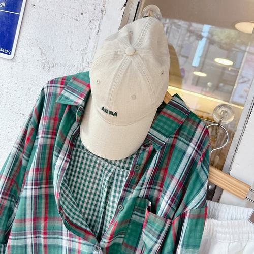 데일리 아우라 자수 레터링 볼캡 야구캡 모자