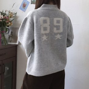 89 스타 부클 투웨이 니트 집업2color