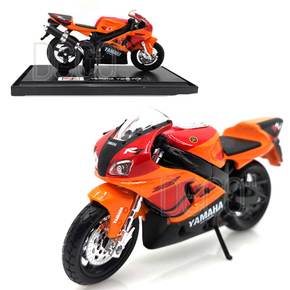 1:18 야마하 YZF-R7 오렌지 오토바이 미니카 다이캐스트 피규어