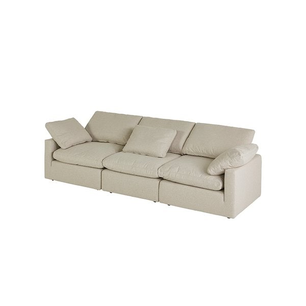 [희망일배송] 캄포구스30 슬림 4인소파_아이보리